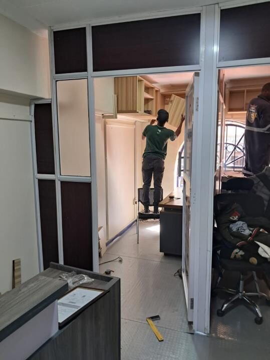 Custom furniture and cabinetry installation